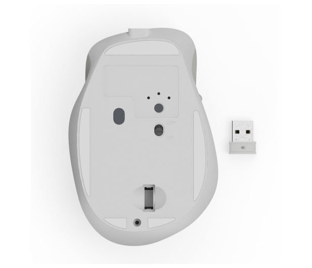 HAMA Mysz bezprzewodowa WM-500 biała 173082 - 1417049 - zdjęcie 6